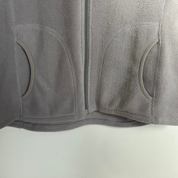 Woolrich Women's Full Zip Front Fleece Vest Tan Beige Neutral Size Small - Picture 3 of 9